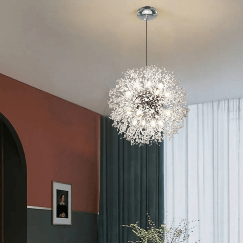Lustre en cristal LED moderne