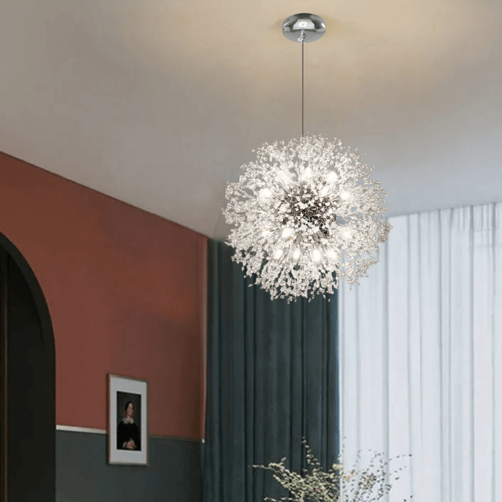 Lustre en cristal LED moderne