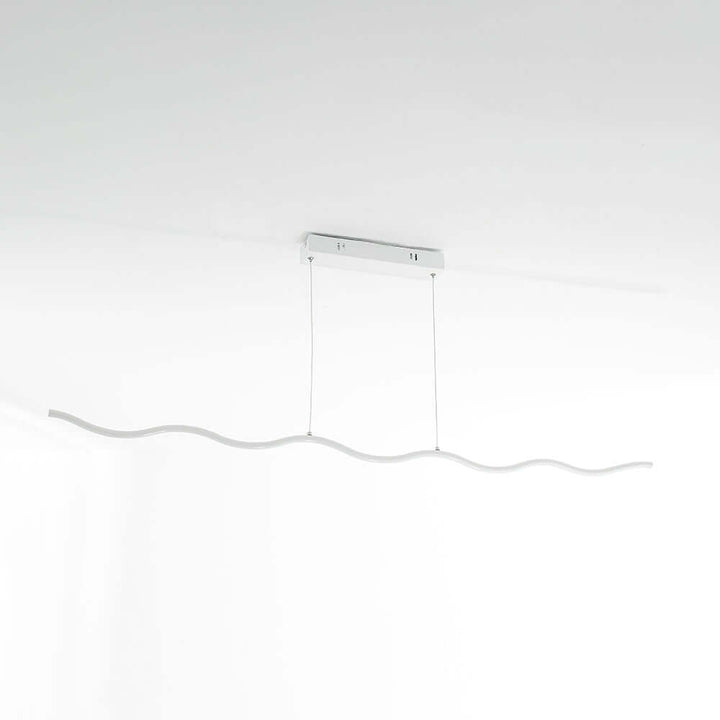 Suspension LED moderne au design ondulé