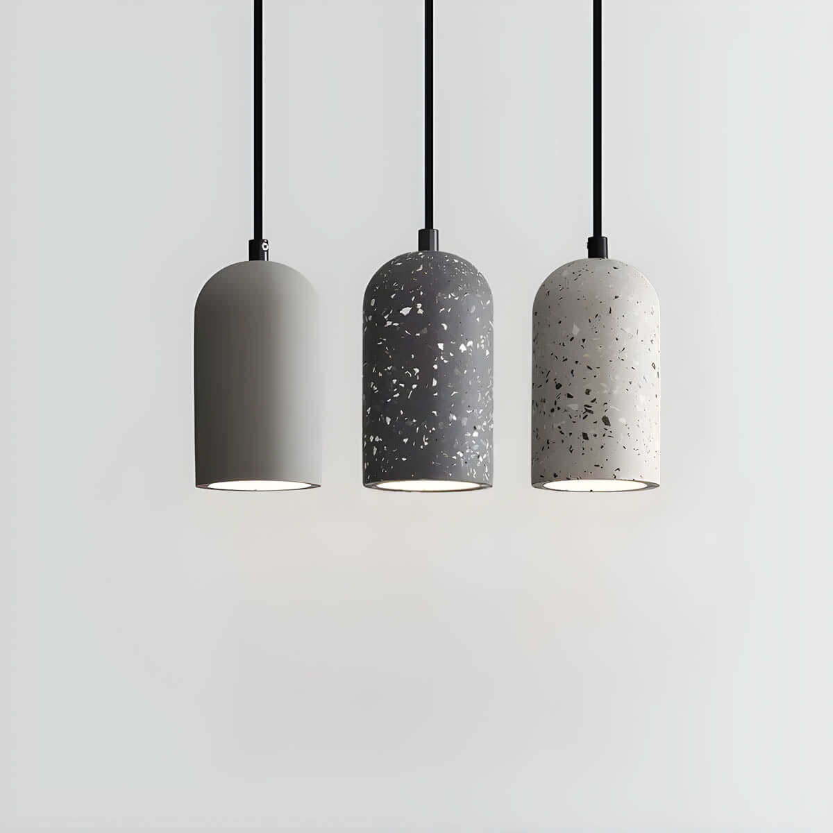 Moderne Beton-Pendelleuchte FORGI