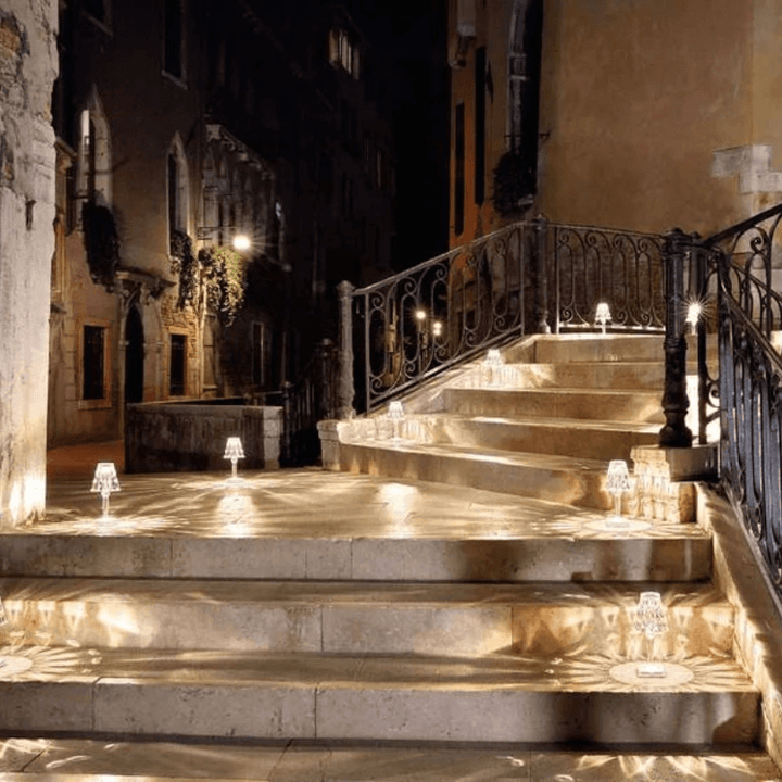 Kristall-Tischleuchte, Elegant & Modern