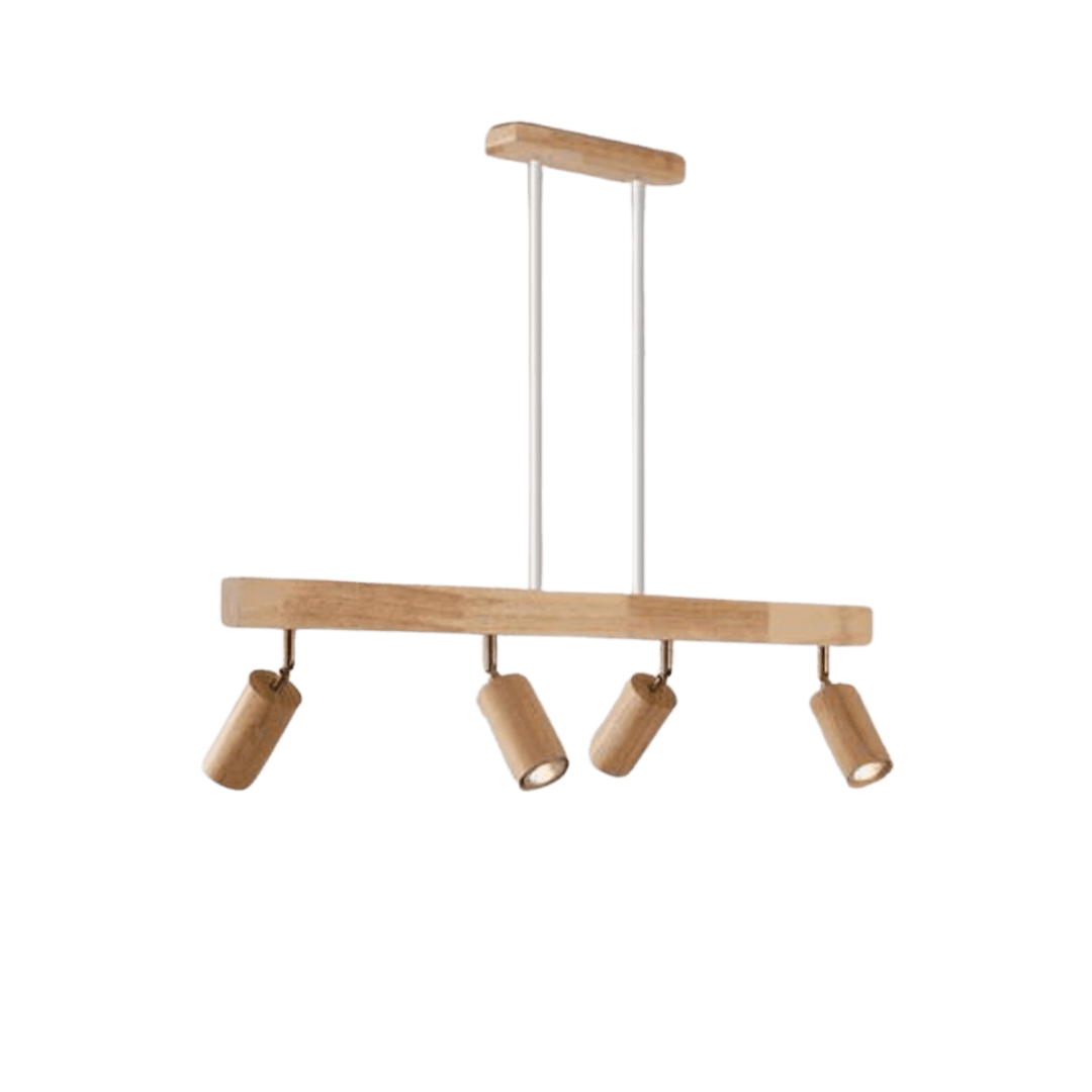 Spot de plafond orientable en bois EcoLux