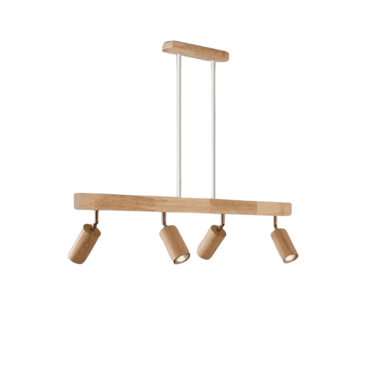 Spot de plafond orientable en bois EcoLux