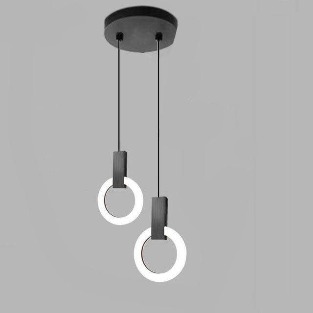 Suspension annulaire LED moderne