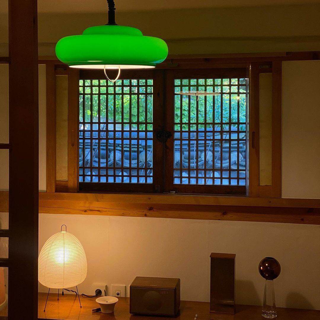 Lampe de table japonaise Yumi - lumière d'ambiance