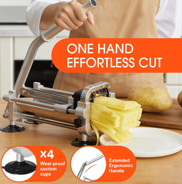 Coupe-pommes de terre en acier inoxydable - frites et légumes
