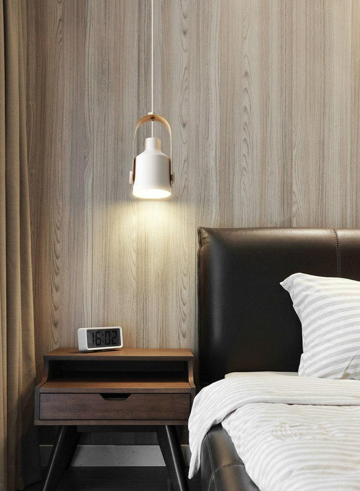 Spots suspendus bois et métal