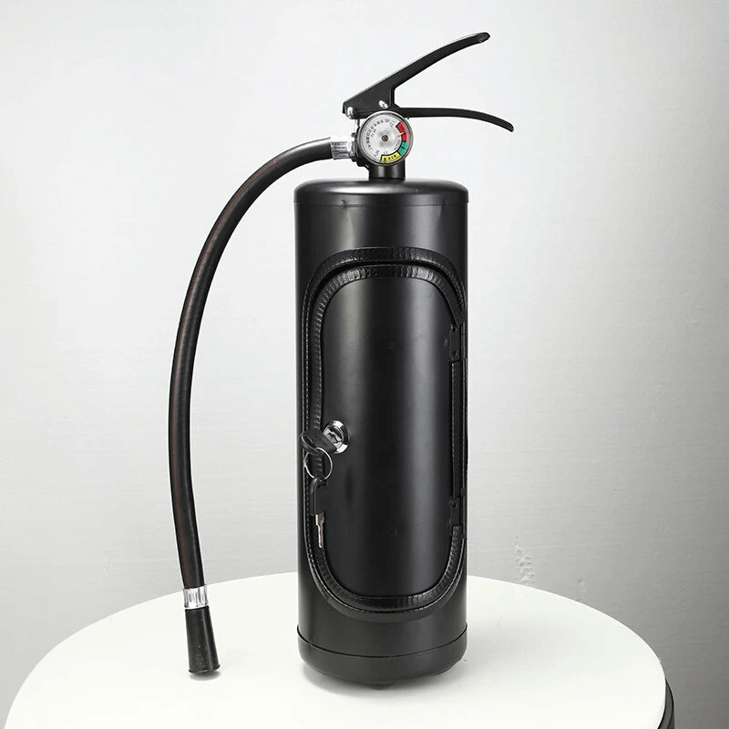 Porte-bouteilles design extincteur - Flamma