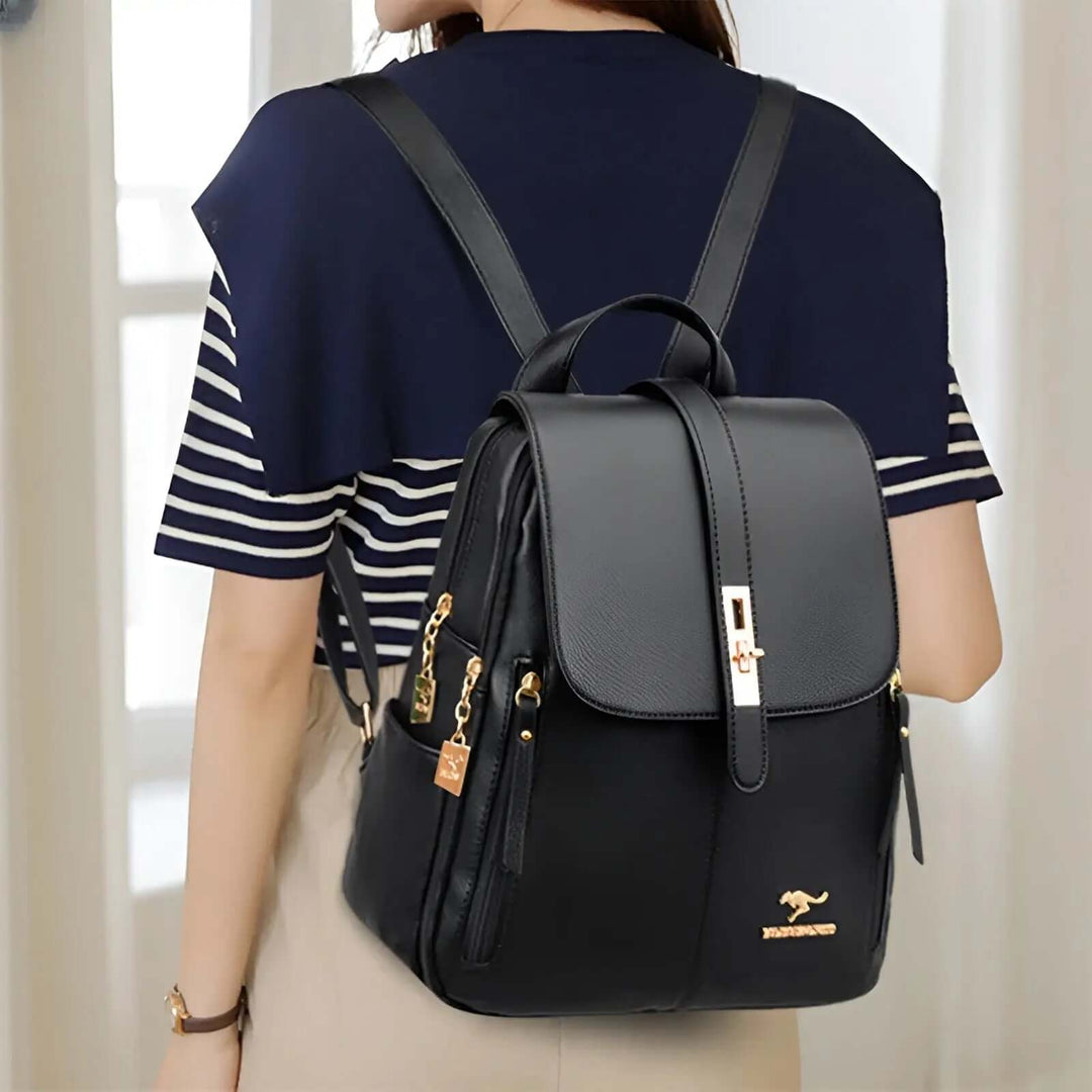 Eleganter Lederrucksack für Damen