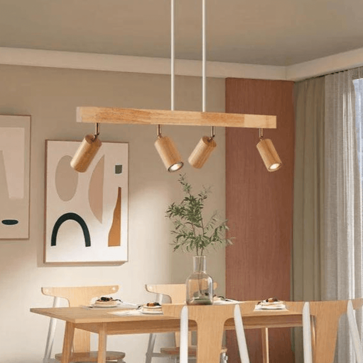 Spot de plafond orientable en bois EcoLux