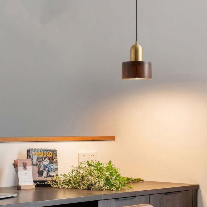 Suspension cylindrique de style japonais