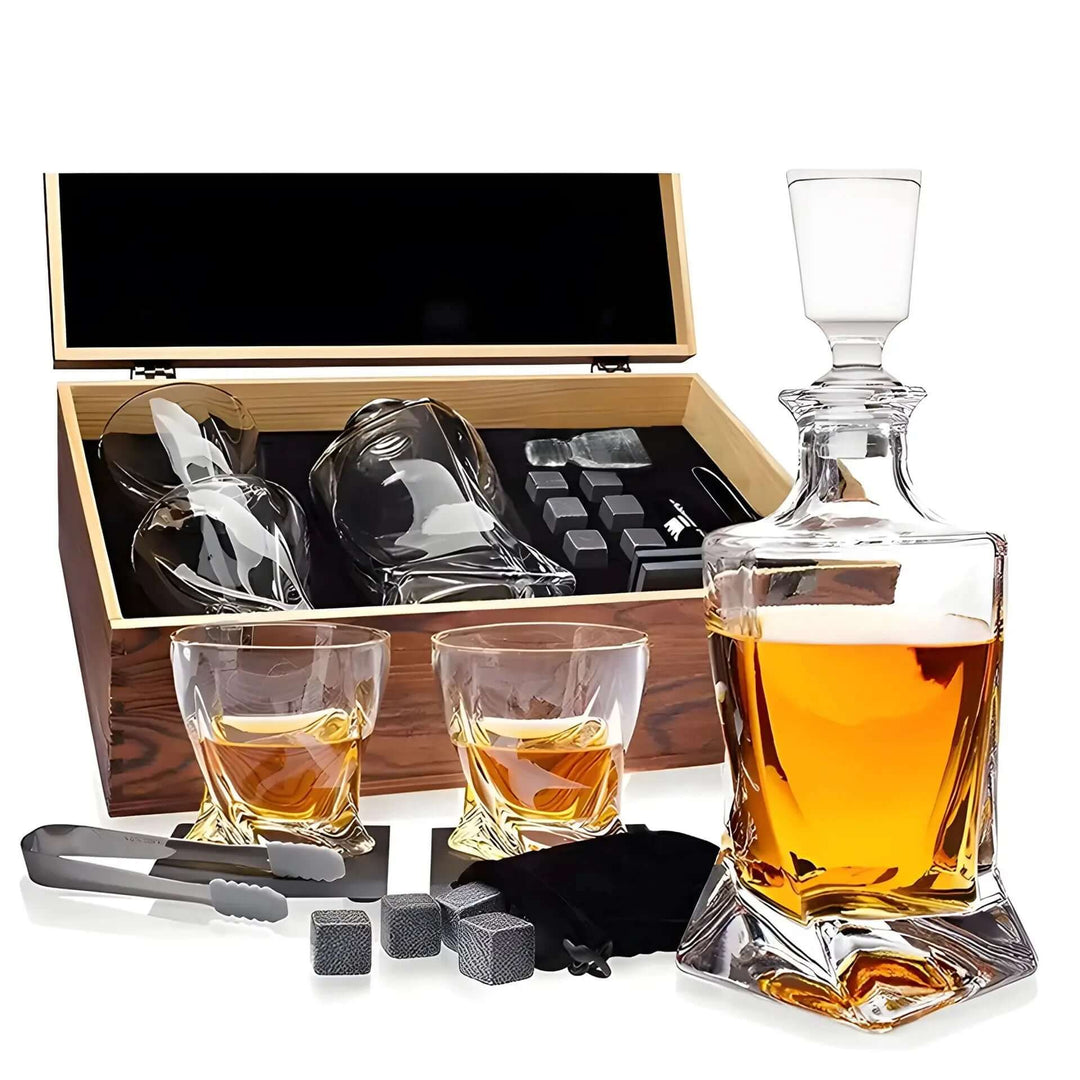 Coffret cadeau exclusif de whisky en cristal