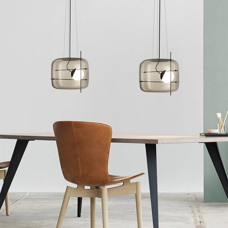 Moderne Glas Pendelleuchte Ø 30cm