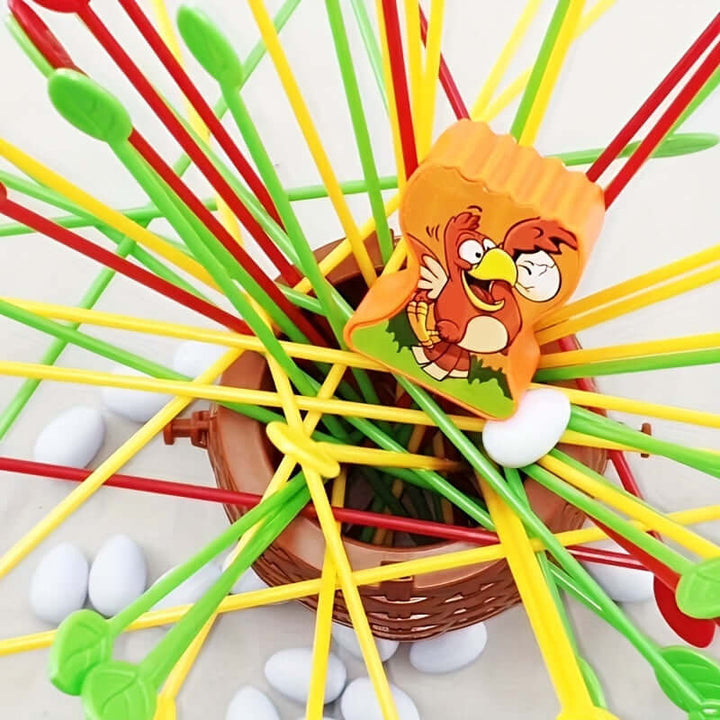 Jeu de stratégie pour enfants : construire un nid