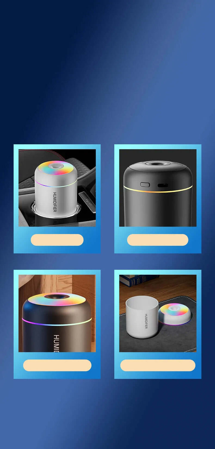 Mini humidificateur, USB, aromathérapie