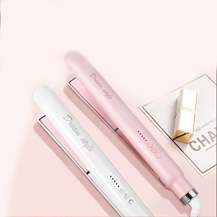 Fer à friser et lisseur 2 en 1 pour une coiffure polyvalente