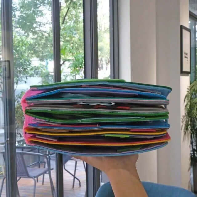 Montessori Filz-Bilderbuch - Abenteuer & Kreativität