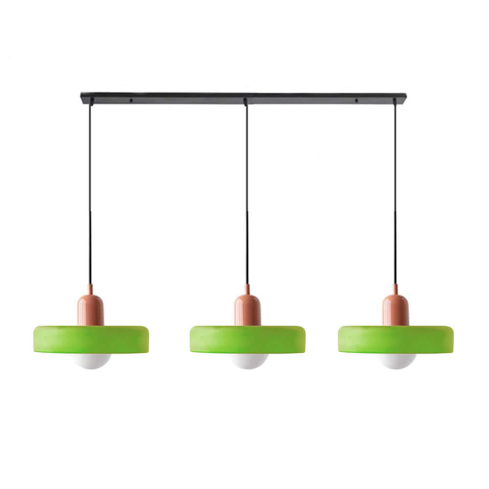 3-köpfige Bauhaus Pendelleuchte