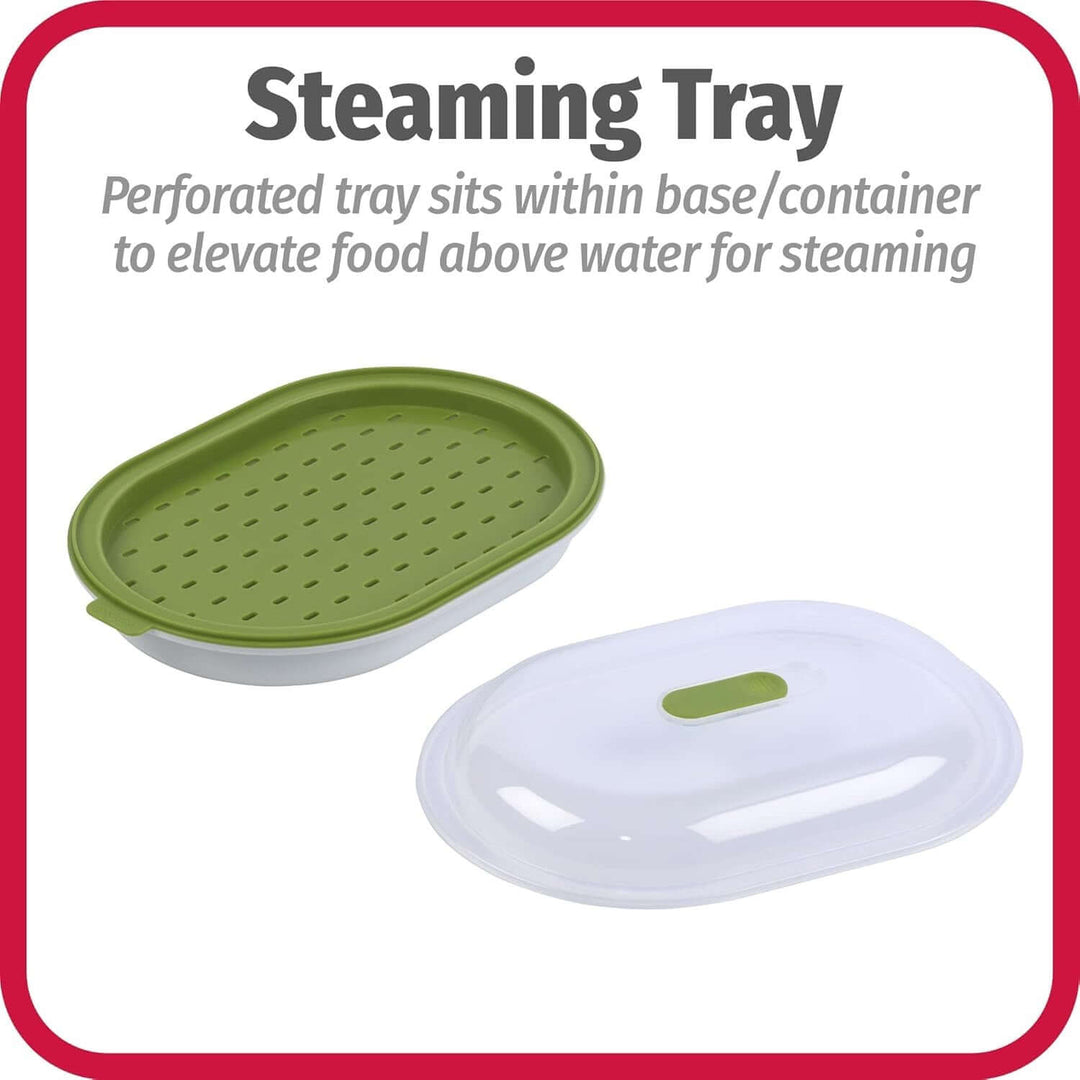 Cuiseur vapeur à micro-ondes pour une cuisson rapide et saine