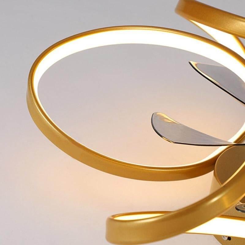 Ventilateur de plafond LED moderne