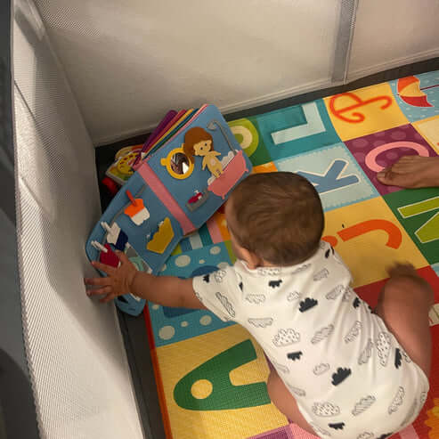 Lern-Stoffbuch für Babys - Farbenfrohe Entdeckungsreise