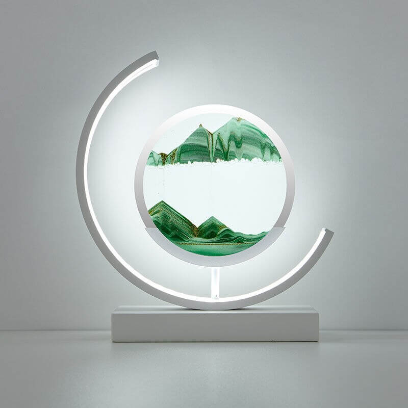 3D Sandbild Tischlampe - Dynamische Kunst