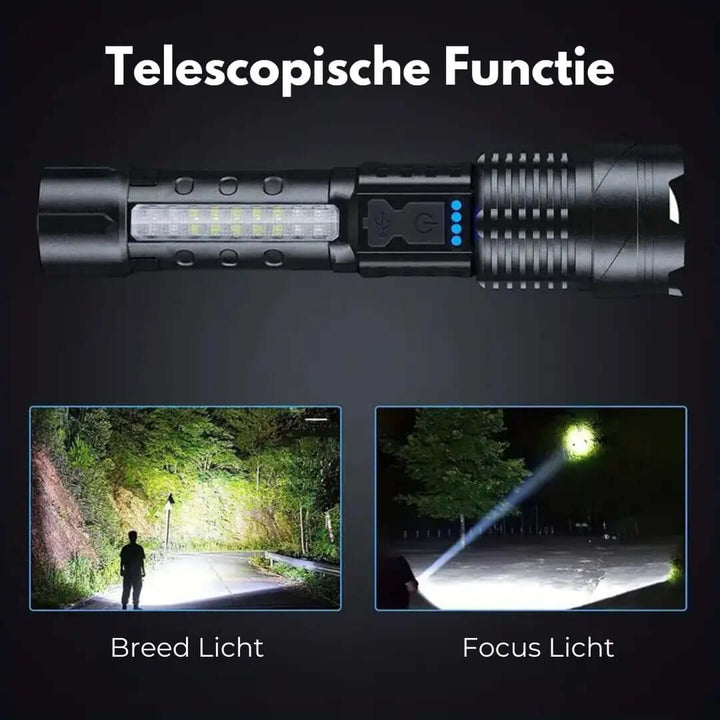 Lampe de poche tactique ultra lumineuse 5000 lumens