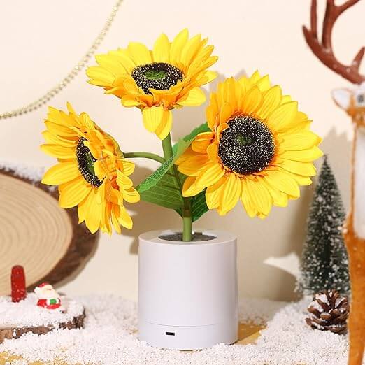 Lampe LED tournesol lumière d'ambiance lumière décorative