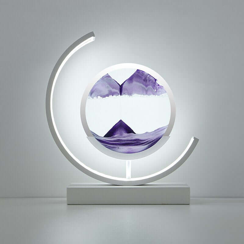 3D Sandbild Tischlampe - Dynamische Kunst