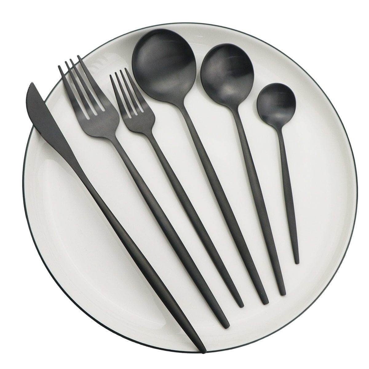 24-teiliges Edelstahlbesteck Set