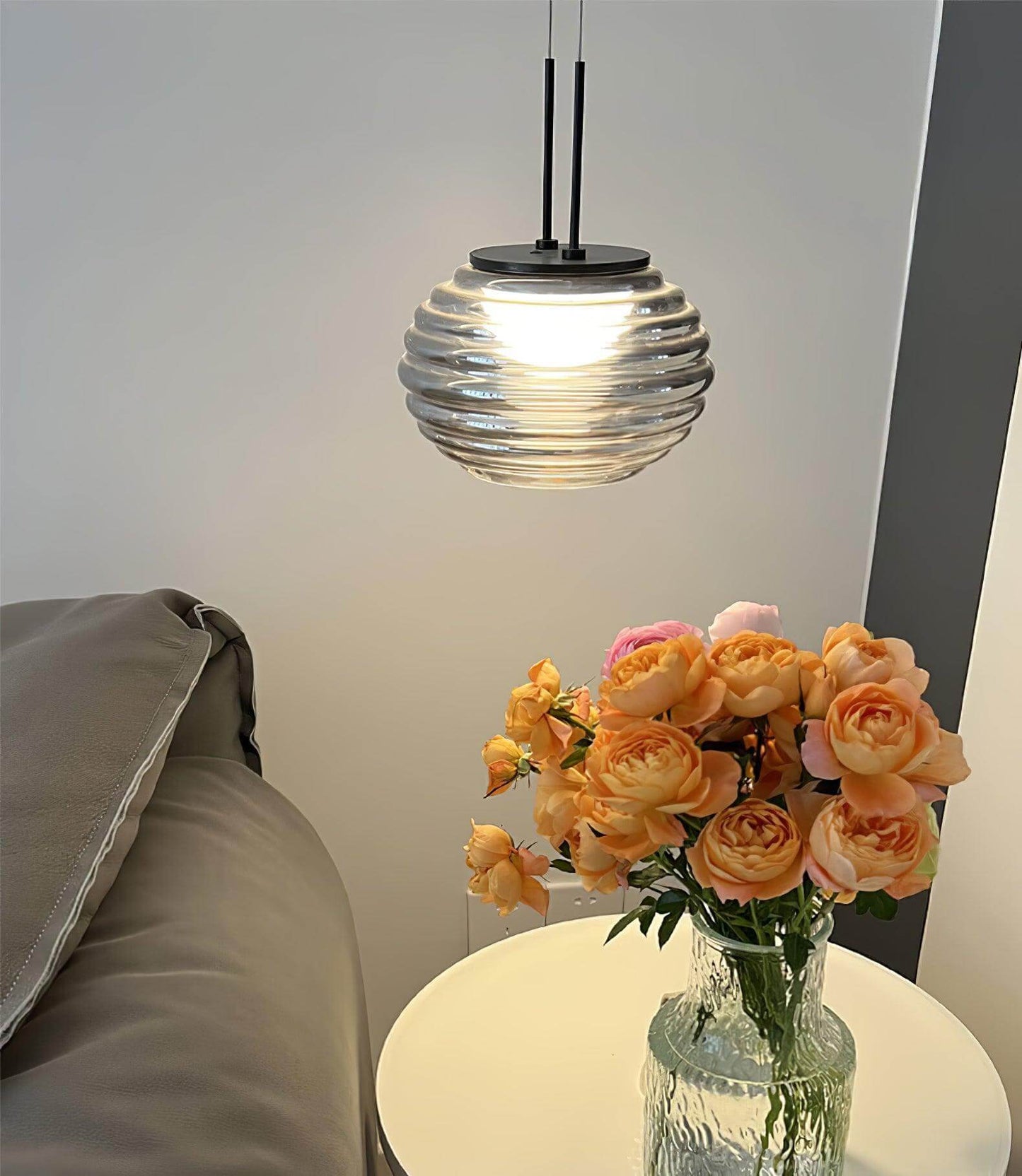 Suspension Halo moderne, 3 lumières