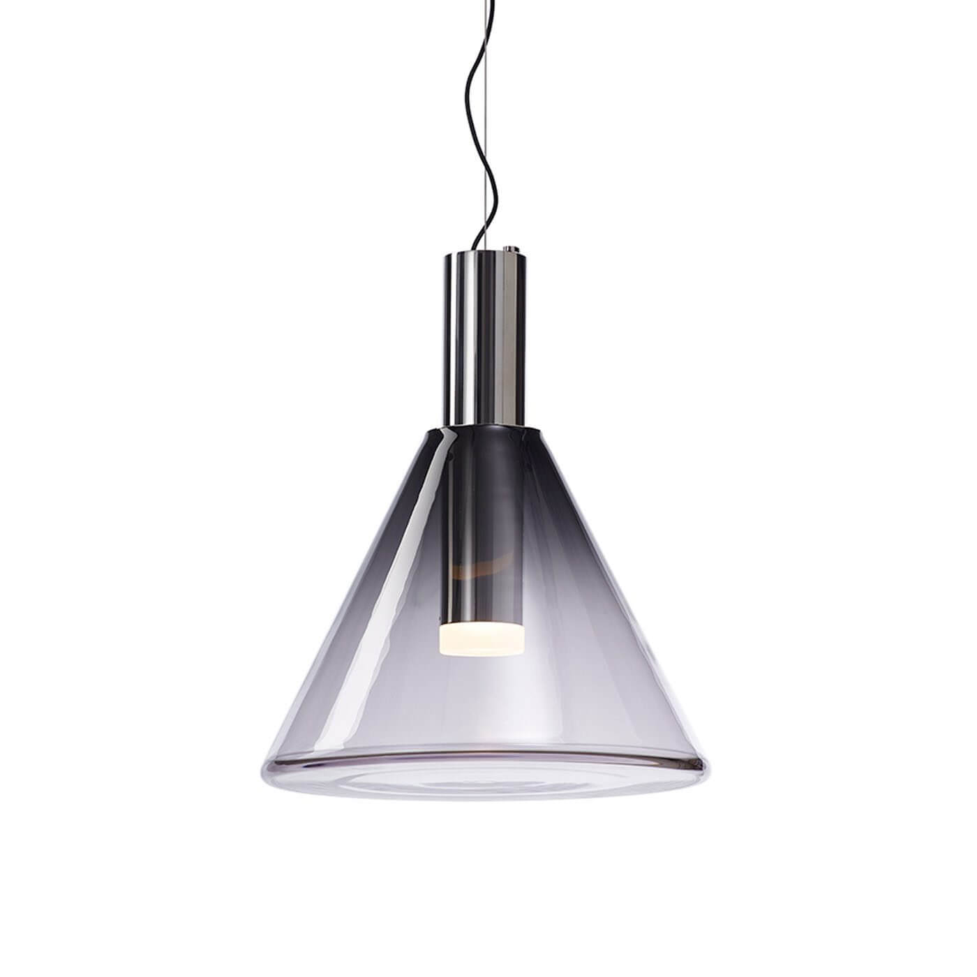 Elegante Pendelleuchte Glas & Metall