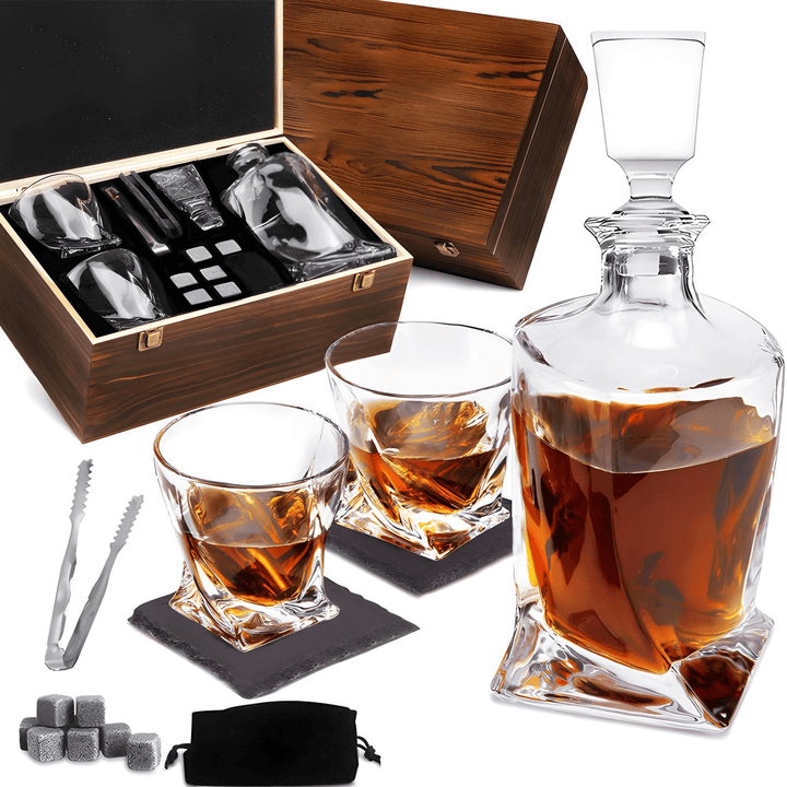 Coffret cadeau exclusif de whisky en cristal