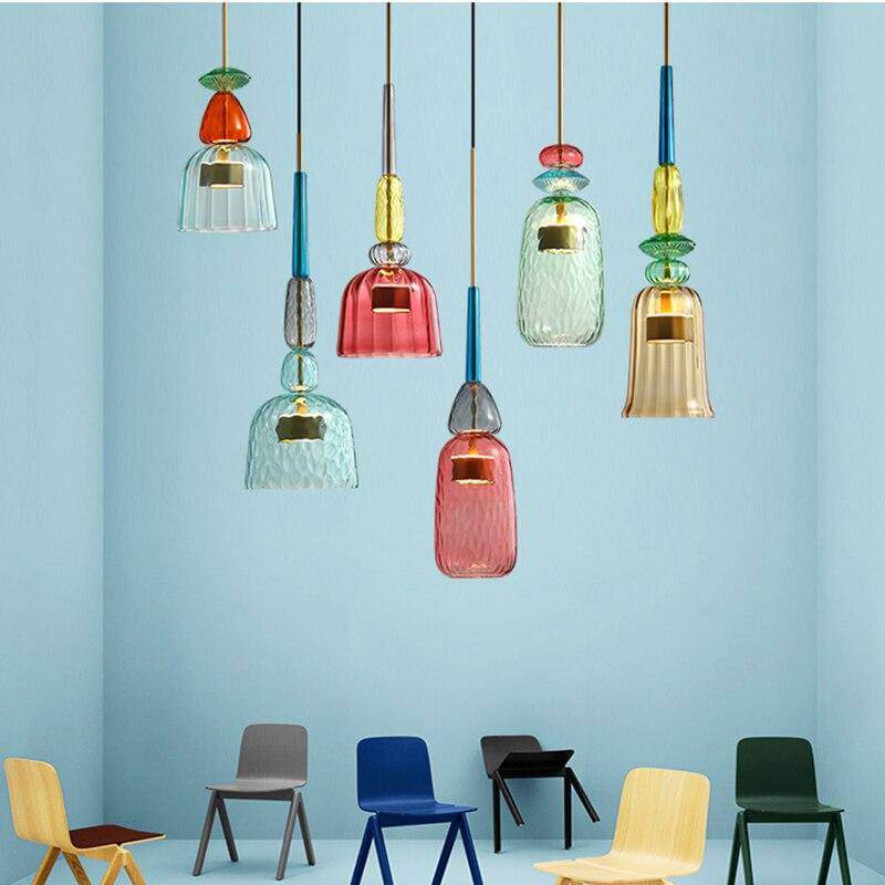 Bunte Hängeleuchte Modern - Sofia
