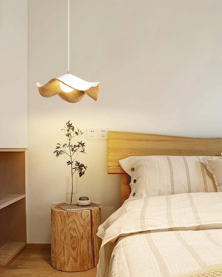Lampe suspendue design en forme de fleur de lotus
