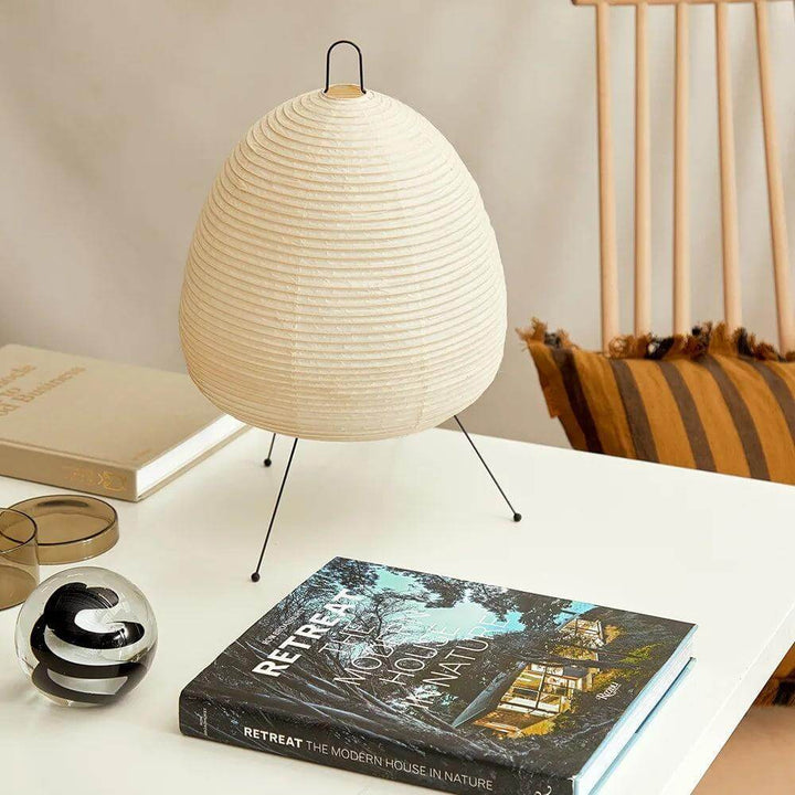 Lampe de table japonaise Yumi - lumière d'ambiance