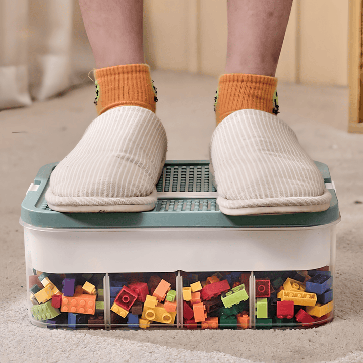 Stapelbarer Organizer für Spielzeug