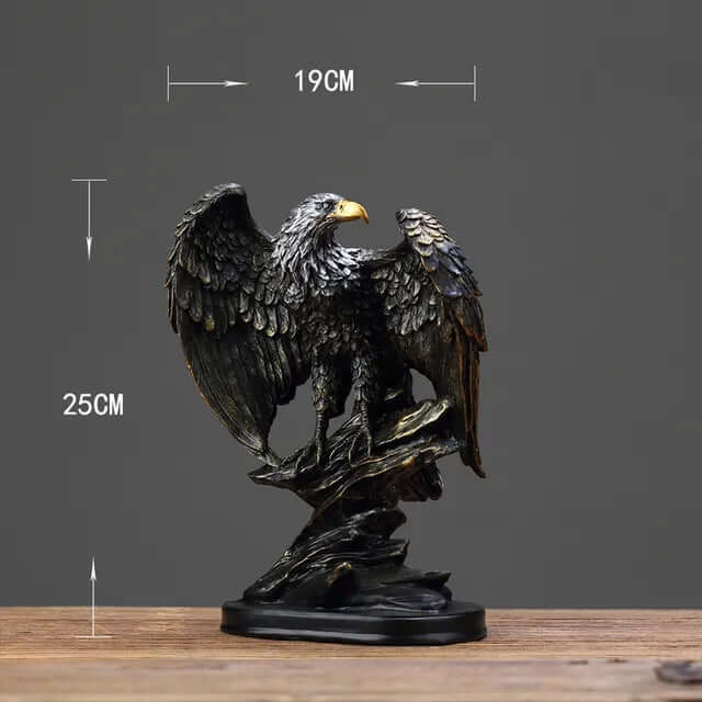 Adler Skulptur - Bronze Deko Figur, majestätisch