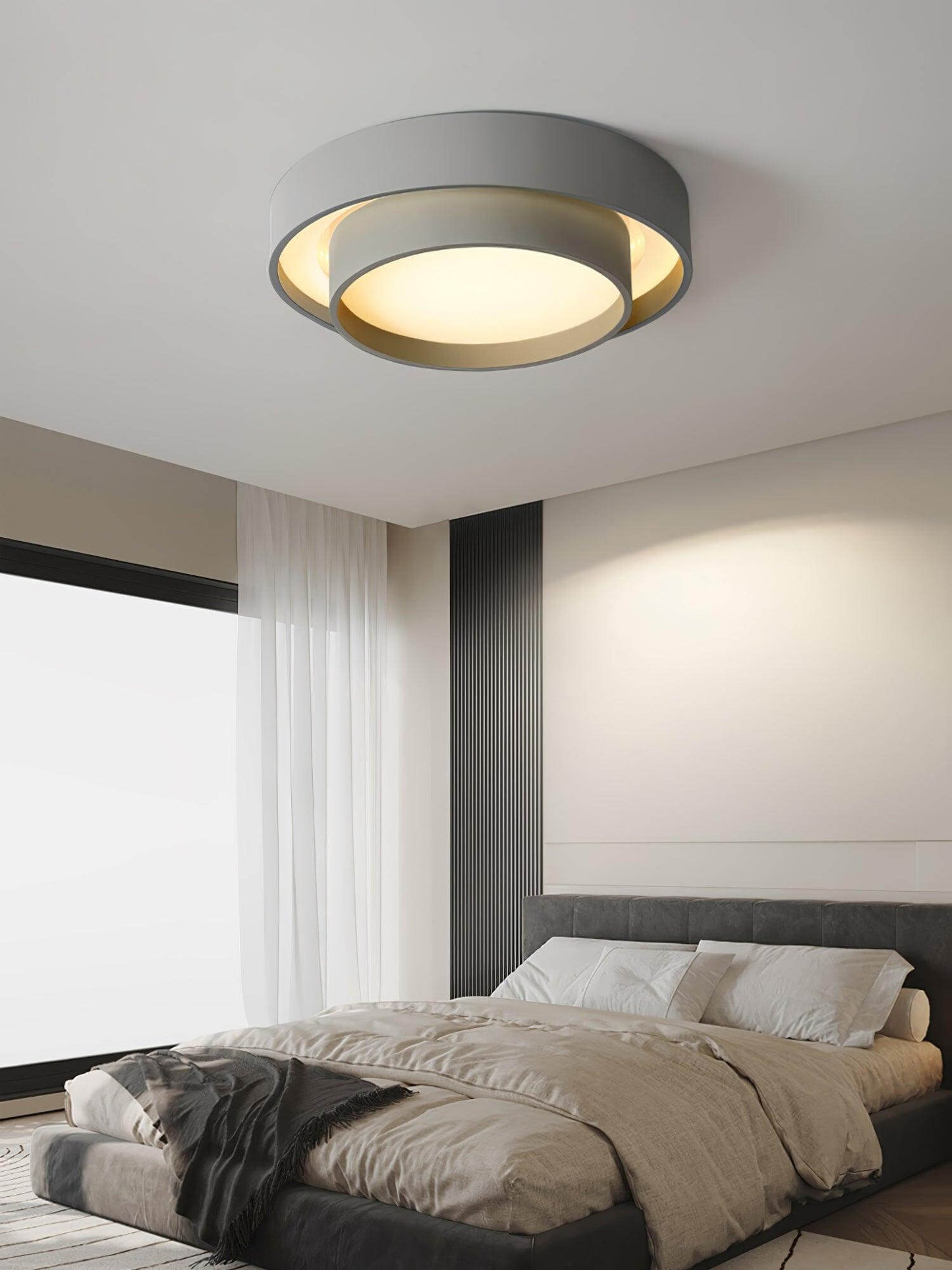 Moderne LED Deckenleuchte - rund