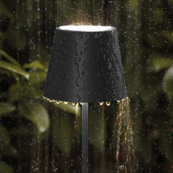 Dimmbare LED Tischleuchte, 38cm, Akku & Touch