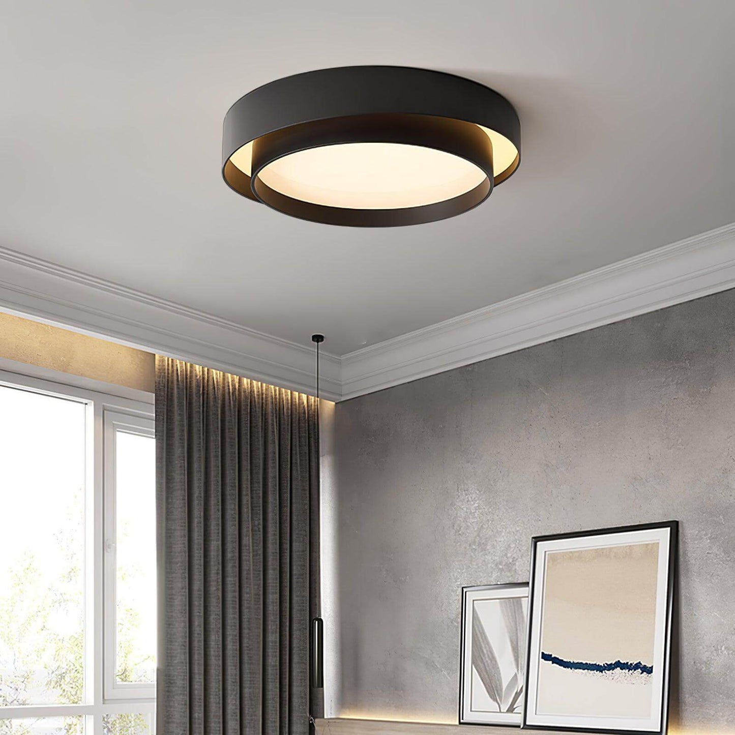 Moderne LED Deckenleuchte - rund