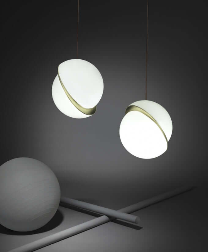 Suspension en forme de lune Design moderne