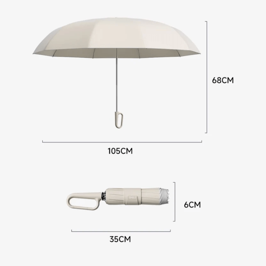 Winddichter Regenschirm mit Reflexstreifen - StormGuard
