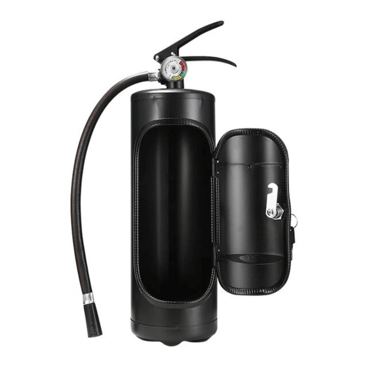 Porte-bouteilles design extincteur - Flamma