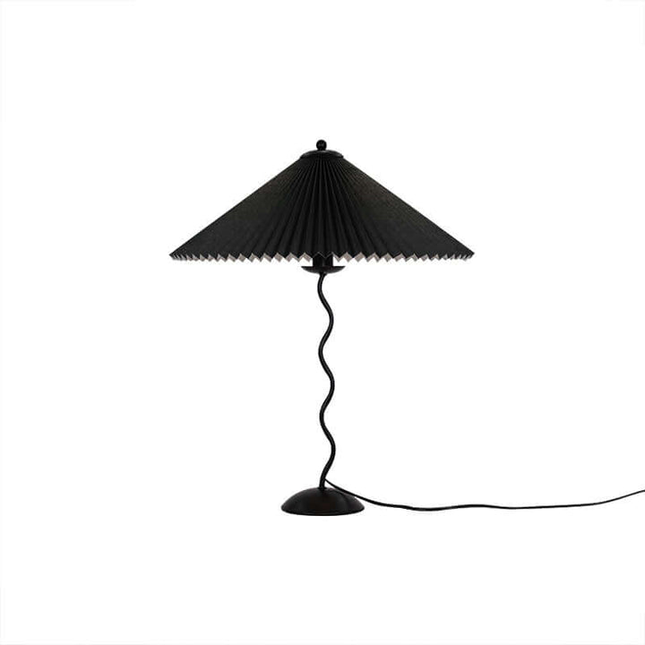 Designer Tischlampe Metall Modern Wellenförmig