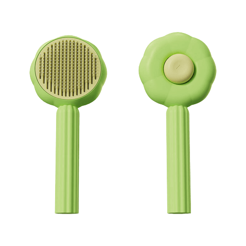 Selbstreinigende Katzenbürste für einfache Fellpflege