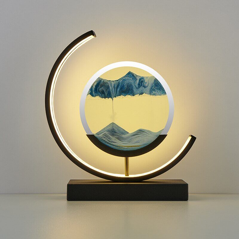 3D Sandbild Tischlampe - Dynamische Kunst