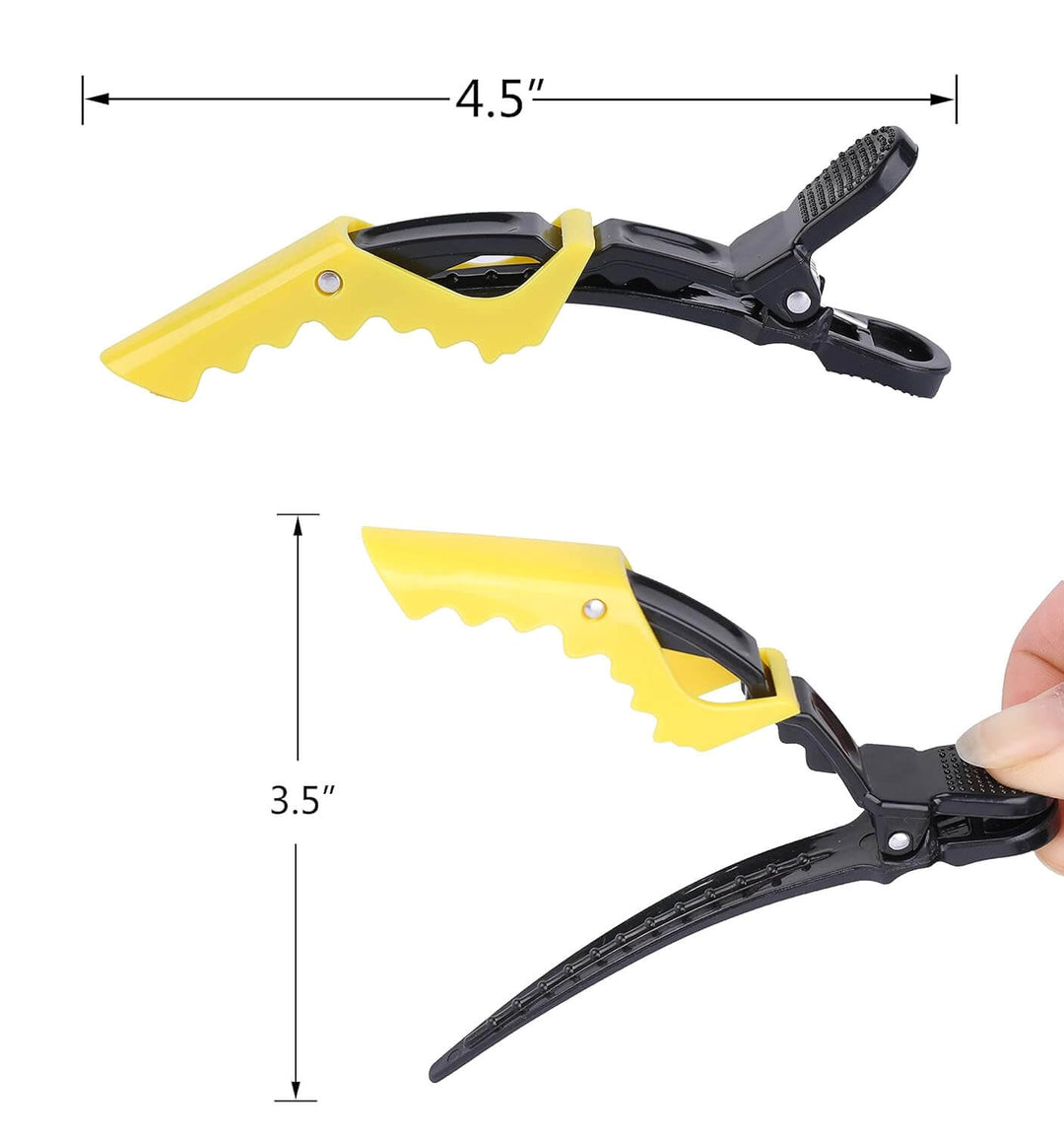 Haarstyling-Clips Set 10 Stück - Profi Friseur Haar Klammern