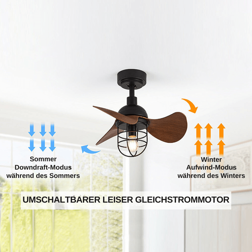 Ventilateur de plafond moderne avec éclairage