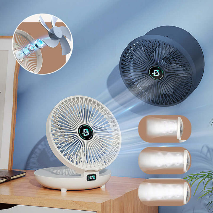 Petit ventilateur pliable, USB, 3 vitesses